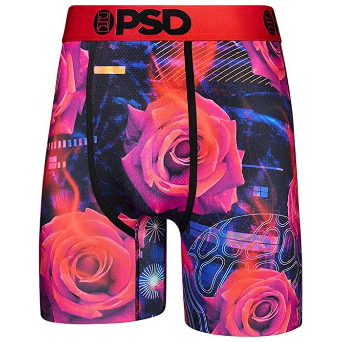 PSD Men's Multicolor Digi Rose Boxer Briefs Underwear - 123180087-MUL