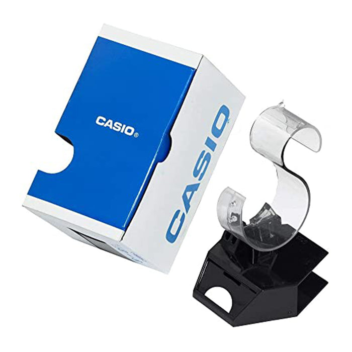 Casio Womens Blue Dial Silver Stainless Steel Band Japanese Quartz Watch - LTP-V005D-2B3