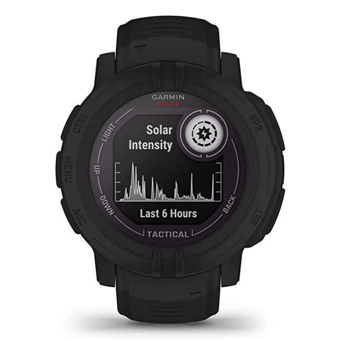 Garmin Instinct 2 Solar Tactical Edition GPS Outdoor ulti-GNSS Support Tracback Routing Solar Charging Capabilities Smartwatch - 010-02627-13