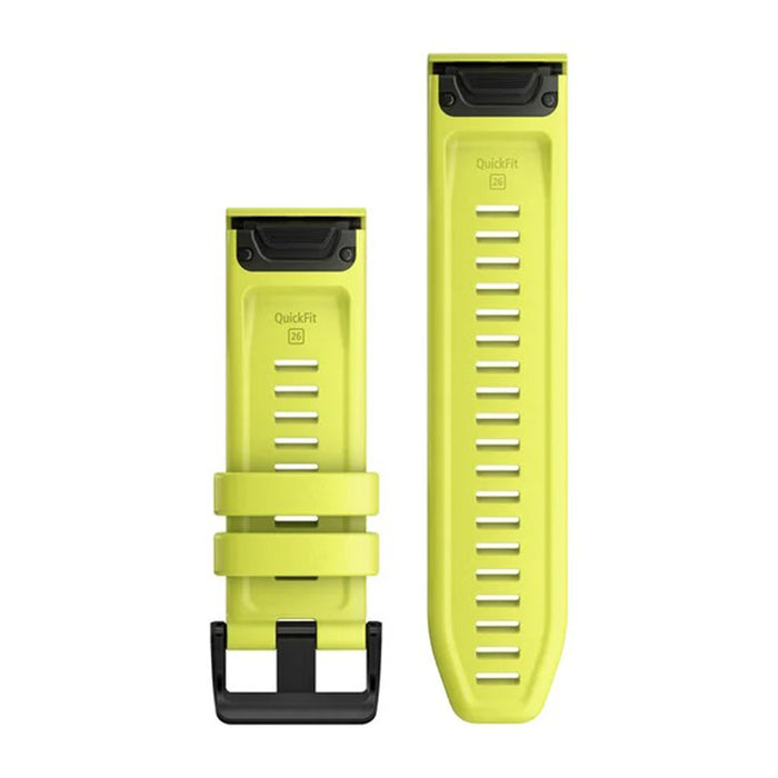 Garmin QuickFit 26mm Amp Yellow Silicone Watch Band - 010-12864-04