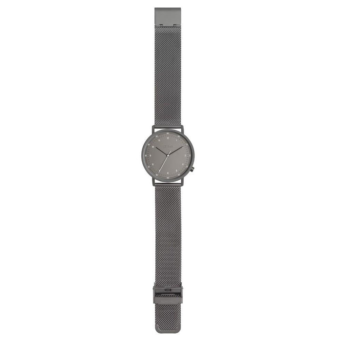 Komono Mens Grey Stainless Steel Band Quartz Dial Watch - KOM-W4059