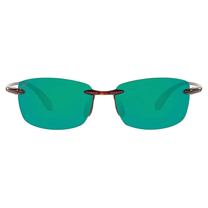 Costa Del Mar Mens Ballast Tortoise Frame Green Mirror Polarized Lens Sunglasses - BO10OGMP