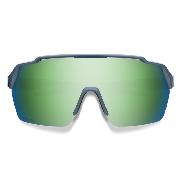 Smith Unisex Matte Stone / Moss Frame Chromapop Green Mirror Lens Non-Polarized Shift Split MAG Performance Sunglasses - 205883SIF99X8