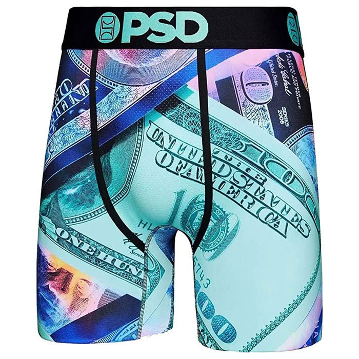 PSD Men's Multicolor Thermal Washed Money Boxer Briefs Underwear - 123180049-MUL
