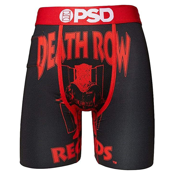 PSD Men's Black Death Row Boxer Briefs Underwear - 42011032-BLK