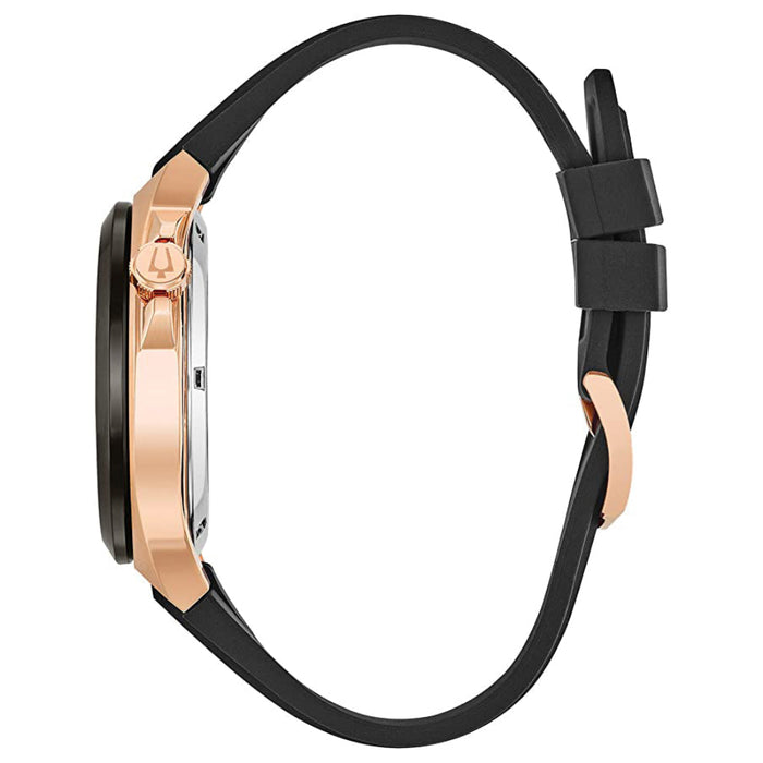 Bulova Men's Classic Maquina Automatic Aperture Gold Tone Watch - 98A177