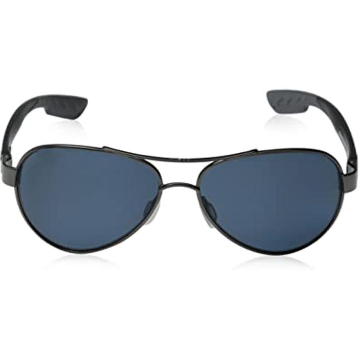 Costa Del Mar Mens Loreto Gunmetal Frame Gray Polarized Lens Sunglasses - LR22OGP - WatchCo.com