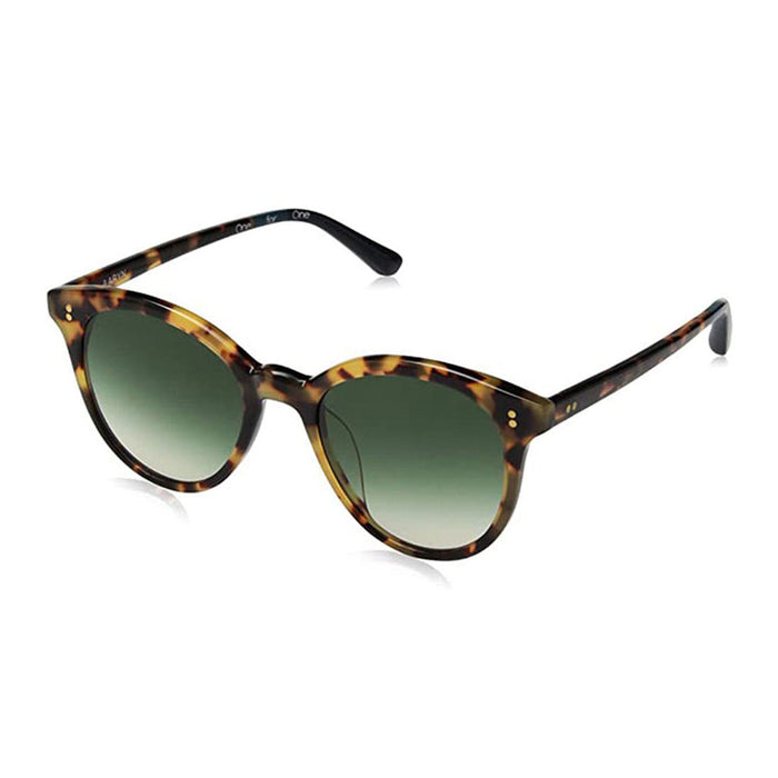 TOMS Womens Aaryn Blonde Tortoiseshell Round Sunglasses - 10013981