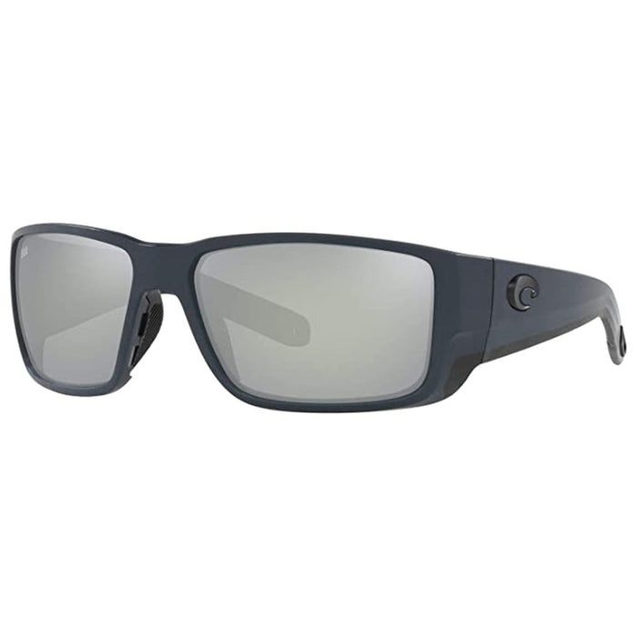 Costa Del Mar Mens 6s9078 Blackfin Pro Matte Midnight Blue Grey Silver Mirrored Rectangular Sunglasses - 6S9078-MIDBLUEGRYSILMIR