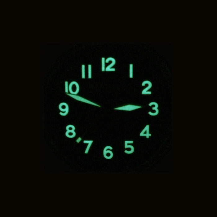 Bertucci Mens A-11T Americana Onyx Black Dial Dk. Khaki HP Nylon Band Quartz Watch - 13339