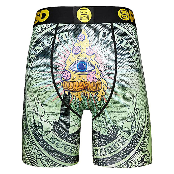 PSD Men's Green All Feeding Eye Boxer Briefs Underwear - 221180061-GRN