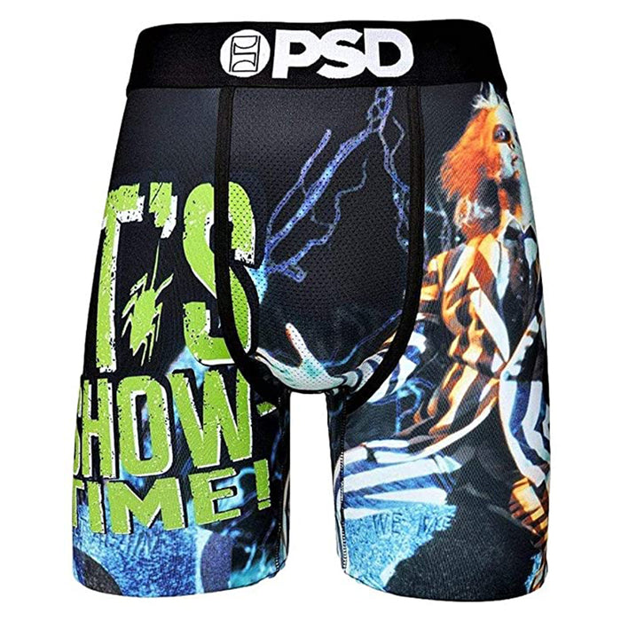 PSD Mens Green Its Show Time Boxer Brief Underwear