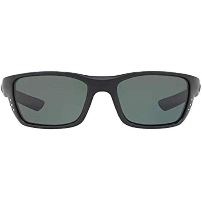 Costa Del Mar Mens Whitetip Blackout Frame Gray Polarized Lens Sunglasses - WTP01OGP - WatchCo.com