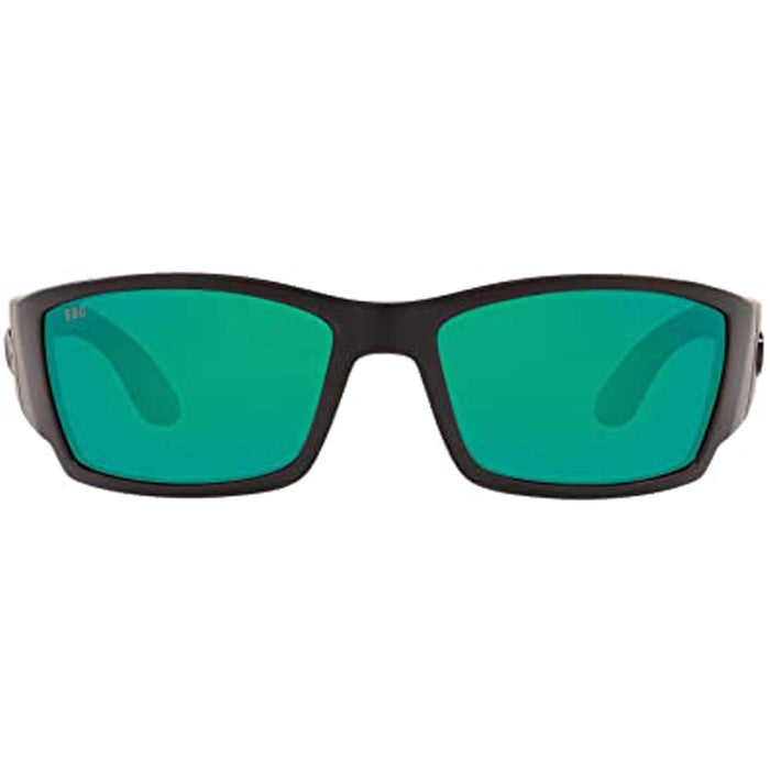 Costa Del Mar Mens Corbina Blackout Frame Green Mirror Polarized Lens Sunglasses - CB01OGMGLP - WatchCo.com