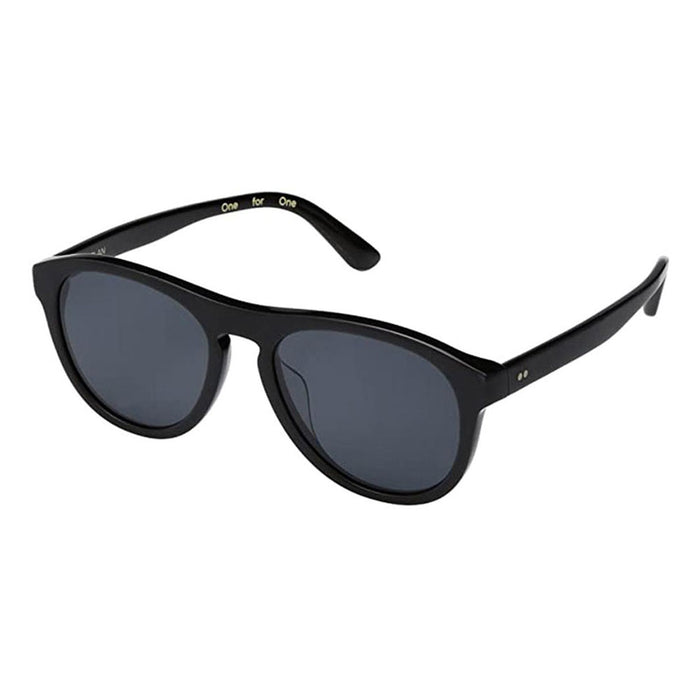 Toms Unisex Declan Black Plastic Frame Grey Lens Classic Sunglasses - 10010476