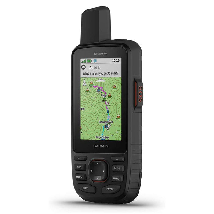 Garmin GPS MAP 66i Featuring Topo Active mapping and In-Reach Technology GPS Handheld and Satellite Communicator - 010-02088-01