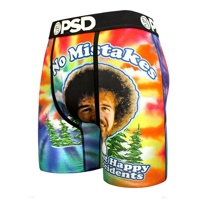 PSD Bob Ross- No Mistakes Mens Breathable II Athletic Boxer Briefs X-Large Underwear - E31811047-MULTI-XL