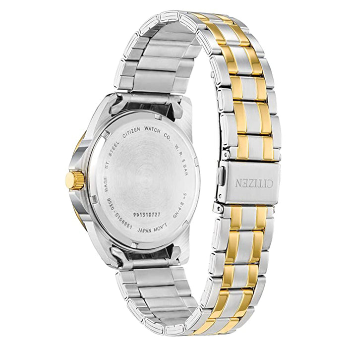 Citizen 22 Casual Men's Multicolor Stainless Steel Strap Silver Quartz Dial Watch - AG8344-57B
