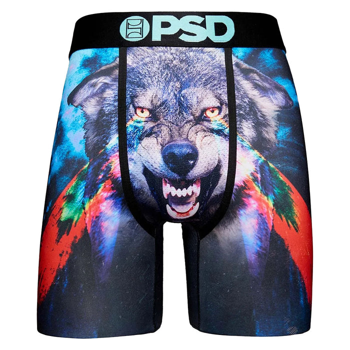 PSD Men's Multicolor Wide Elastic Waistband Alpha Boxer Brief Underwear
