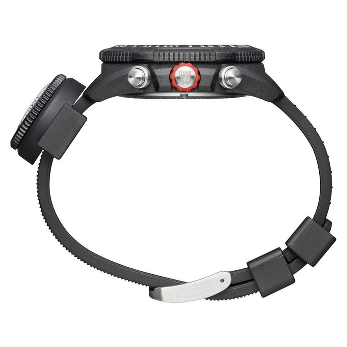 Luminox Men's Limited Edition Bear Grylls Survival Land 3780 Series Black Rubber Band Black Dial Quartz Analog Watch - XB.3782.MI