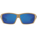 Costa Del Mar Mens Tuna Alley Matte Sand Frame Blue Mirror Polarized Lens Sunglasses - TA248OBMGLP - WatchCo.com