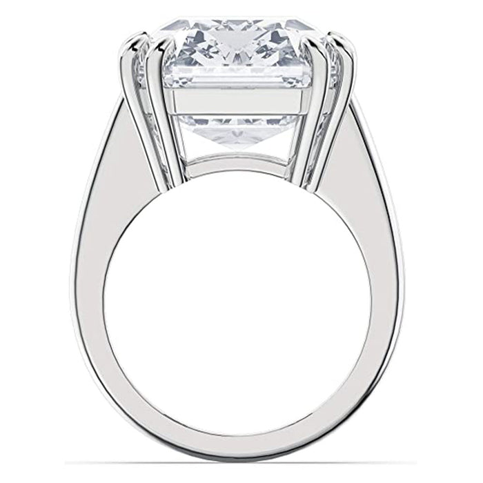 Swarovski Women's White Clear Crystal with Rhodium Finish Large Mesmera Ring - 5610382