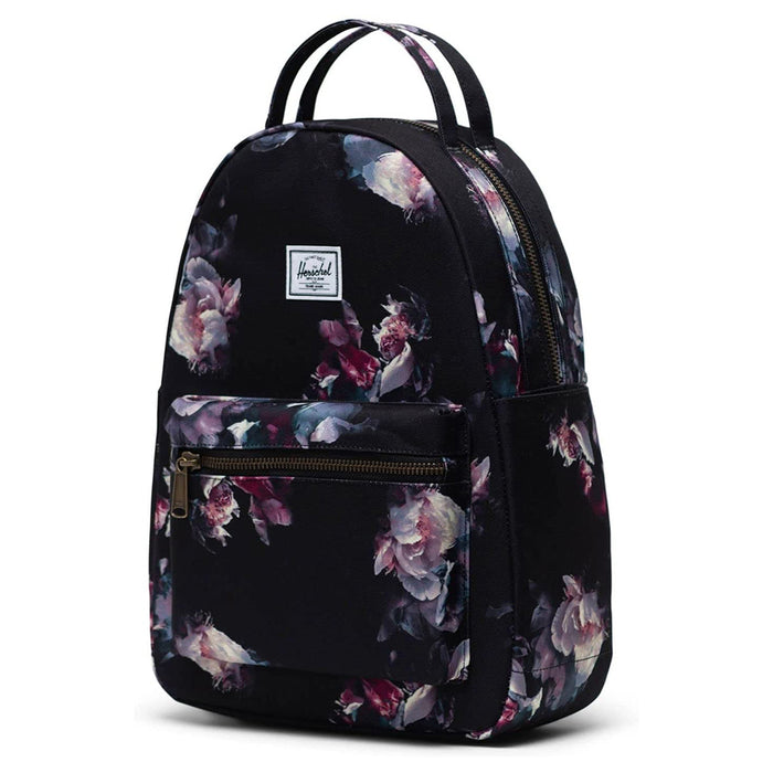 herschel backpack vintage floral black Herschel Unisex Gothic Floral Nova Small 9L One Size Backpack