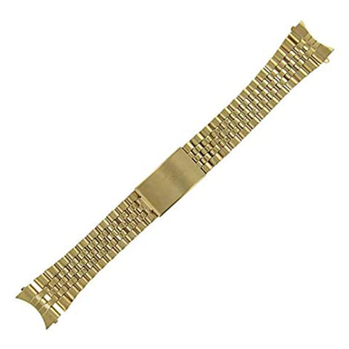 Hadley-Roma Men's Gold Tone Stainless Steel Band Watch Strap - MB5695Y