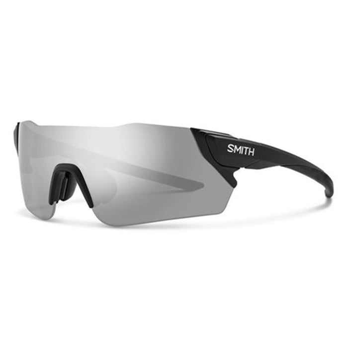 Smith Attack Mens Matte Black Band ChromaPop Platinum Lens Sports Sunglasses - ATCMGYMMB