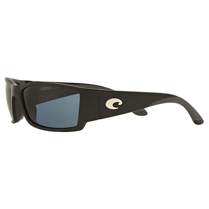 Costa Del Mar Mens Corbina Matte Black Grey Polarized Sunglasses - CB11OGP