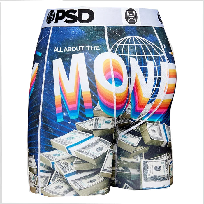 PSD Men's Multicolor About The Money Boxer Briefs Underwear - 422180066-MUL