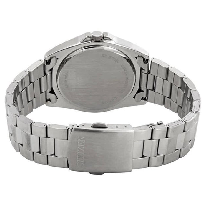 Citizen Quartz Men's Analog Stainless Watch - Silver Bracelet - Blue Dial - BF0580-57L