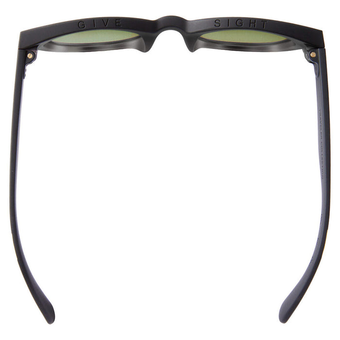 TOMS Matte Traveler Dalston Black Polarized-Glass Lens Sunglasses - 10011218