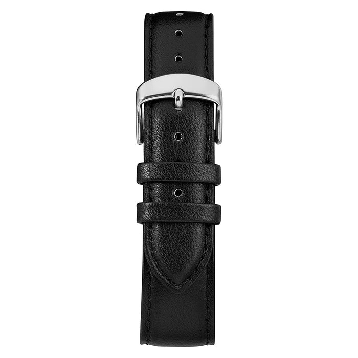 Timex Men's Black Dial Leather Band Classic Quartz Watch - TW2R855