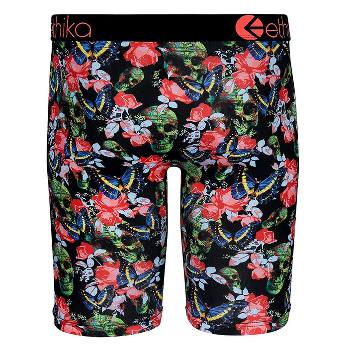 Ethika Mens Multicolored Flowers Staple Fabric Boxer Brief Underwear - UMS030-AST-XXL