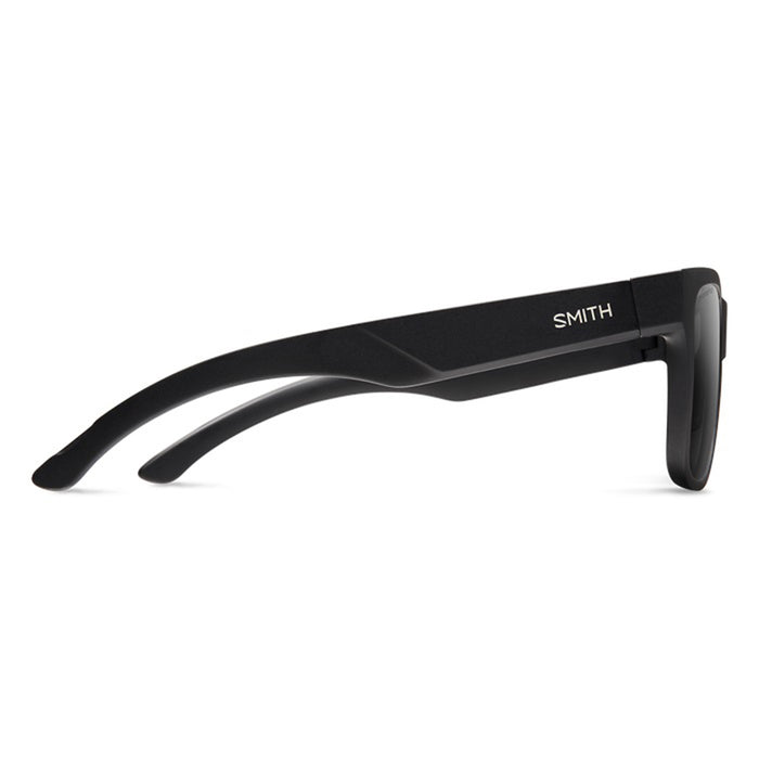 Smith Unisex Matte Black Frame Chromapop Black Mirror Lens Polarized Lowdown 2 Lifestyle Sunglasses - 205622003566N