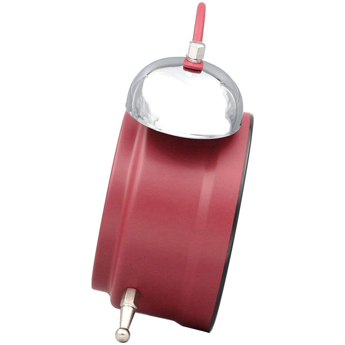 Seiko Deux Bell Alarm Red Plastic Clock - QHK051RLH