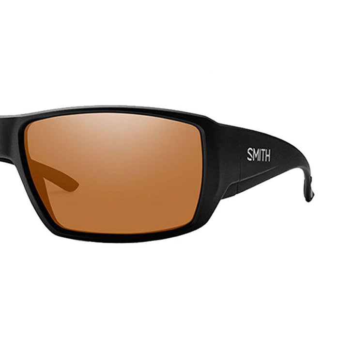Smith Guide's Choice Mens Matte Black Frame Copper Lens Wrap Sunglasses - GCCPCPMB