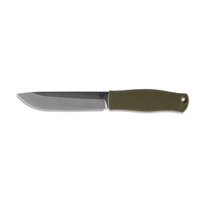 Benchmade 202 Leuku Fixed Satin Plain CPM-3V Knife - BM-202