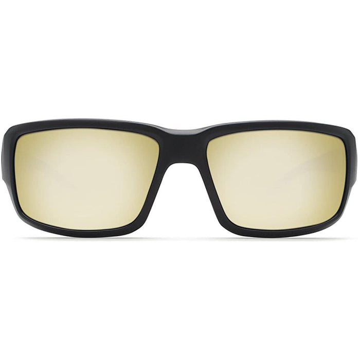 Costa Del Mar Mens Fantail Blackout Frame Polarized Silver Sunrise Mirror 580G Sunglasses - TF01OSSGLP - WatchCo.com