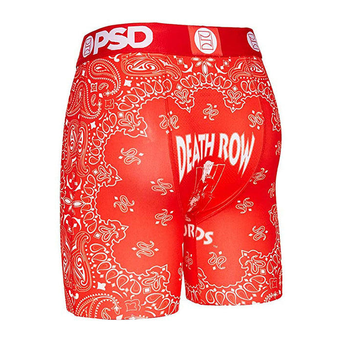 PSD Men's Death Row Red Band Boxer Briefs Underwear - 121180070-RED