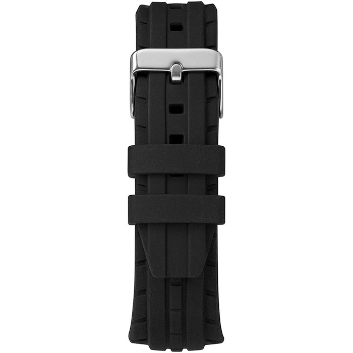 Timex Mens Big Digit Black Silicone Band Gray Digital Dial Watch - TW5M27200