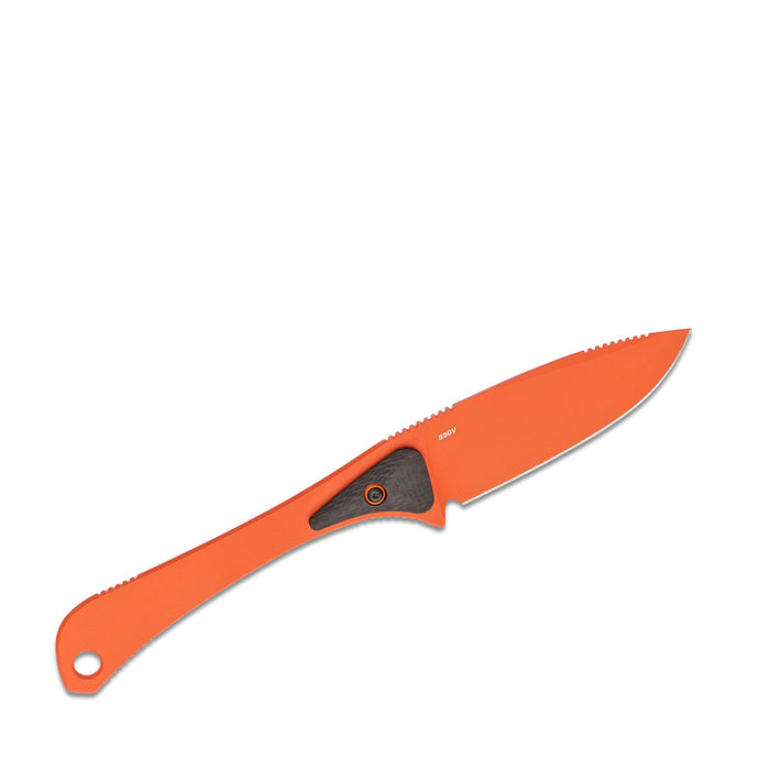 Benchmade 15200ORG Altitude Fixed Blade Hunter Orange Drop Point Carbon Fiber G10 Micro Scales - BM-15200ORG