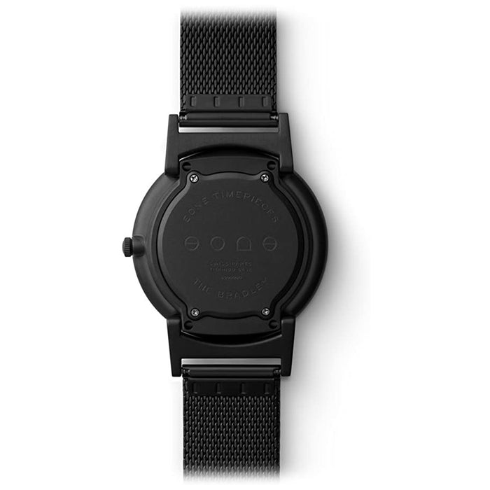 Eone Unisex Black Stainless Steel Band Classic Bradley Quartz Watch - BR-BLK