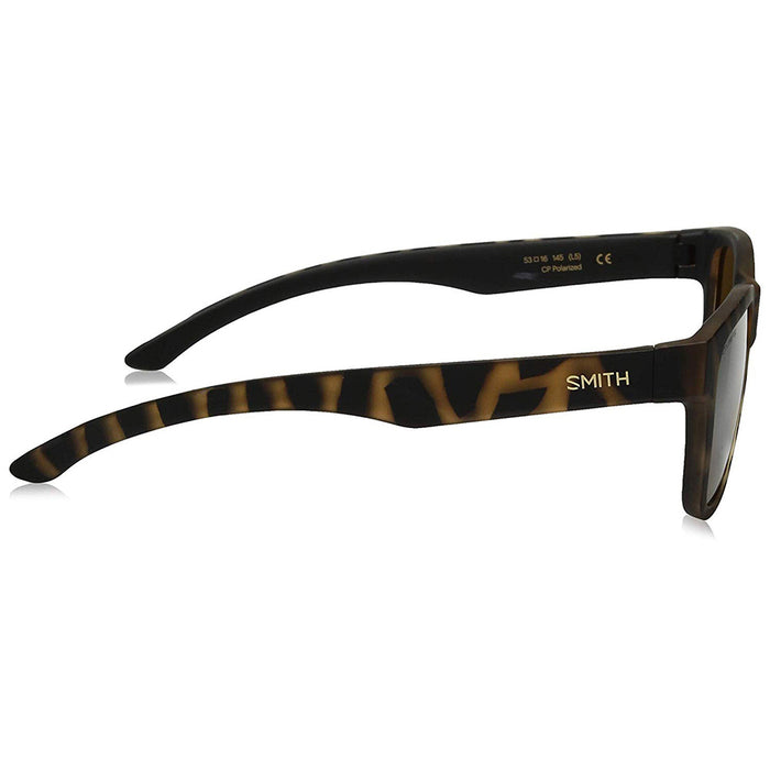 Smith Lowdown Slim 2 Unisex Matte Tortoise Frame Brown Lens Square Sunglasses - LS2CPBRMT