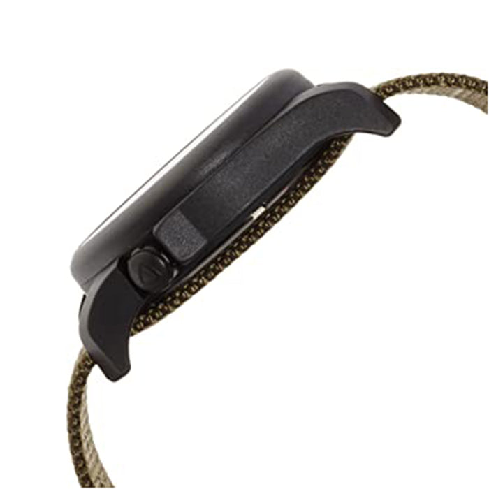 Bertucci Men's A-5P Illuminated Olive Nylon Band Field Black Dial Black Watch - 13501