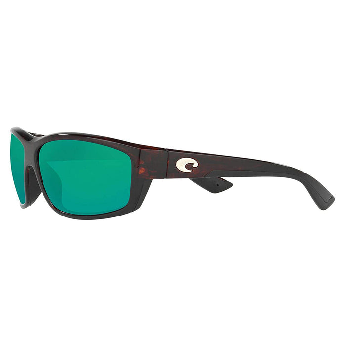 Costa Del Mar Mens Saltbreak Tortoise Plastic Frame Green Mirror Lens Sunglasses - BK10OGMP
