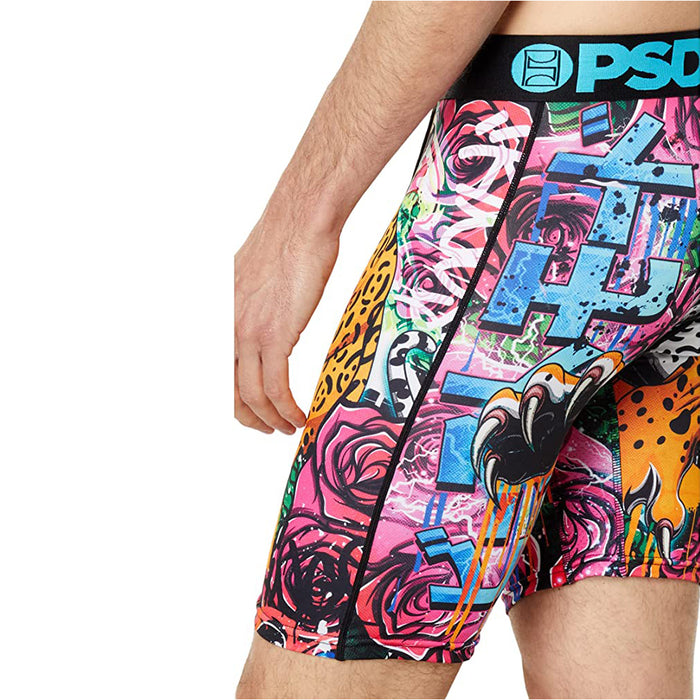 PSD Men's Multicolor Beast Mode Boxer Briefs Underwear - 123180114-MUL