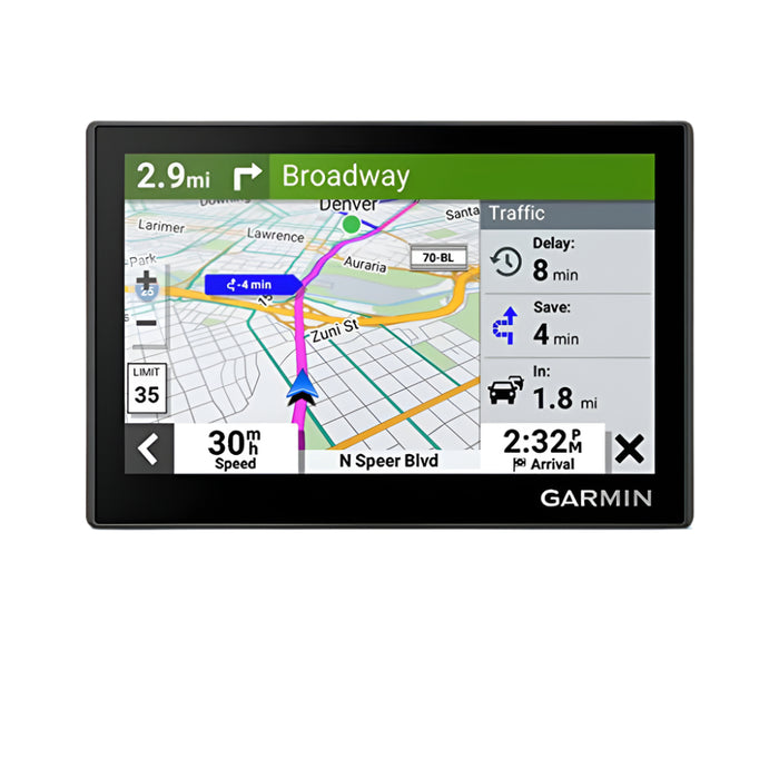 Garmin Drive 53 High-Resolution Touchscreen Simple On-Screen Menus and Easy-to-See Map Driver and Traffic Alerts GPS Navigator - 010-02858-01