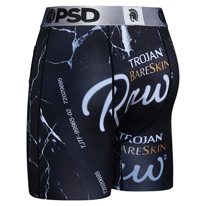 PSD Men's Black Raw Unwrapped Hp Boxer Briefs Underwear - 422180021-BLK